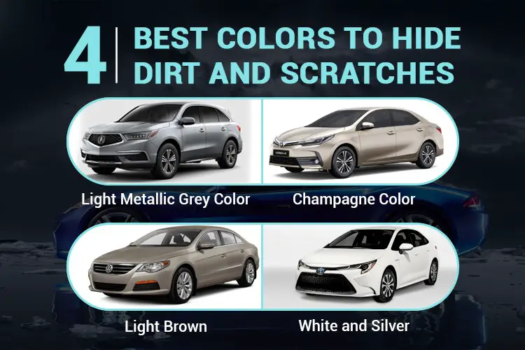 The 4 Best Car Color to Hide Dirt and Scratches Well