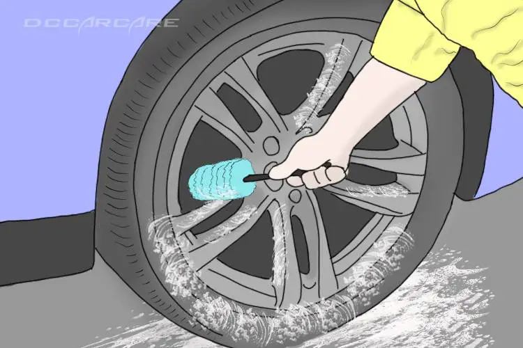 Wash car tires to eliminate trail scents
