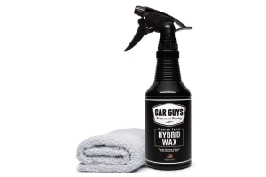 CAR GUYS Hybrid Wax - Advanced Car Wax - Long Lasting and Easy to Use - Safe on All Surfaces - 18 Oz Kit

